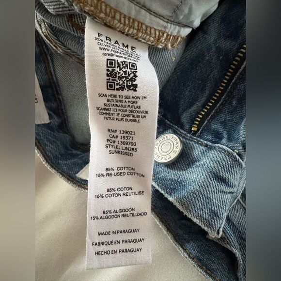 Frame Denim Le Jane in sunkissed size 23 - Picture 6 of 6